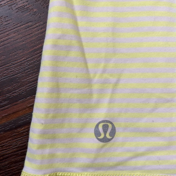 Yellow Tank Top with Built in Sports Bra - Picture 3 of 3